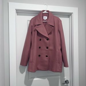 Beautiful Blush Pink Old Navy Pea Coat